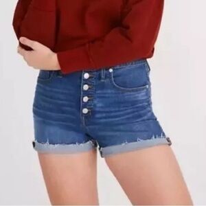 Madewell Women’s High-Rise Denim Shorts- Gosford Wash/ Size 30